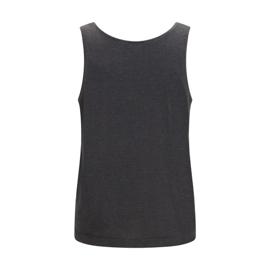 Brunello Cucinelli Gray Cashmere Tank Tops