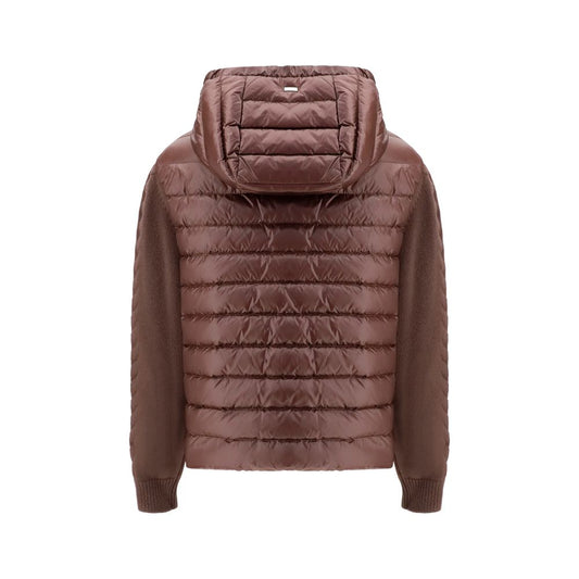 Herno Brown Polyester Full-Length Jacket