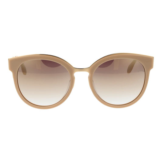 Ana Hickmann Beige Acetate Sunglasses
