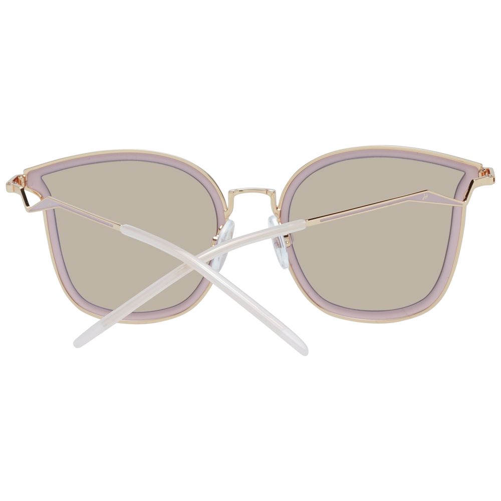 Ana Hickmann Gold Metal Sunglasses