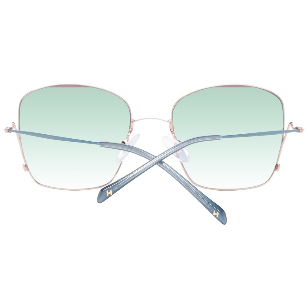 Ana Hickmann Gold Metal Sunglasses