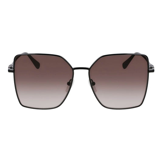 Longchamp Black Metal Sunglasses