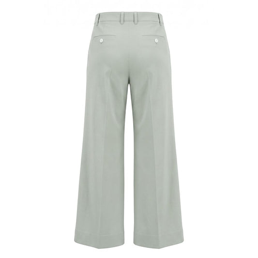 Malo Green Cotton Women Pants