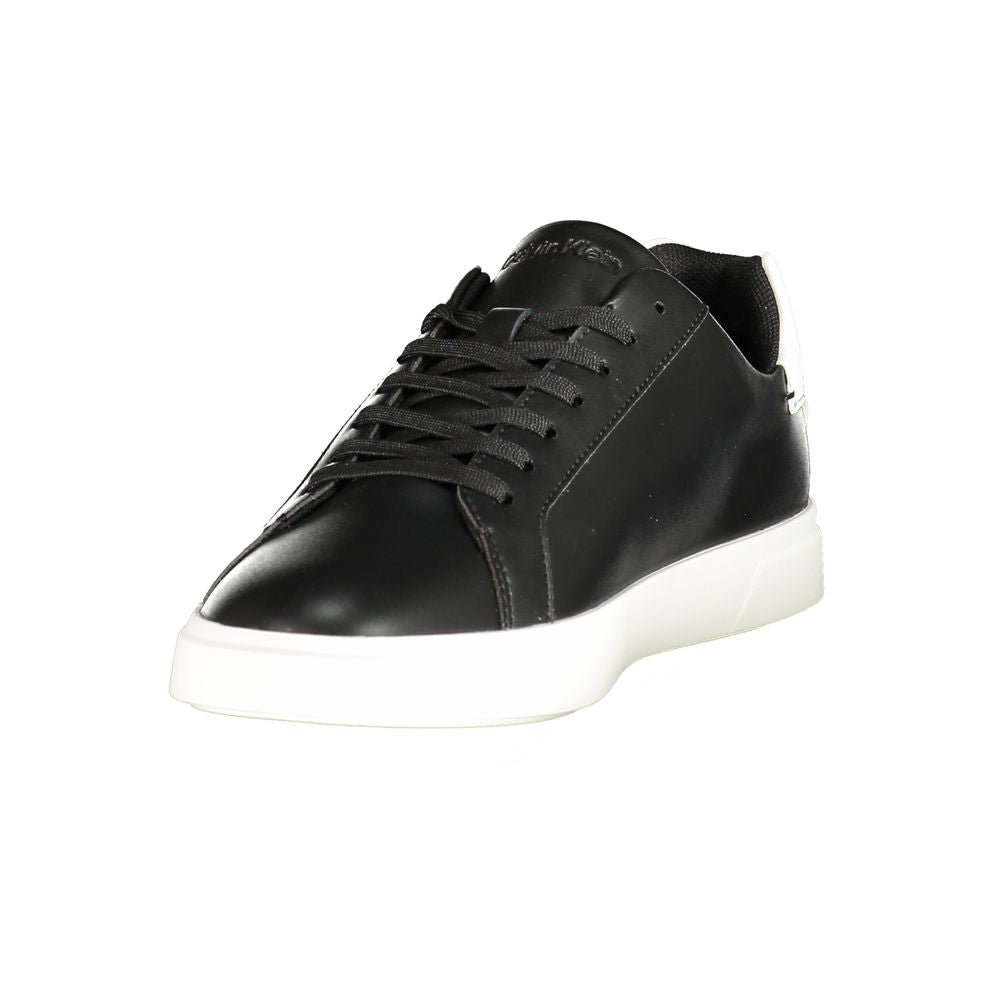 Calvin Klein Black Polyurethane Womens Sneaker