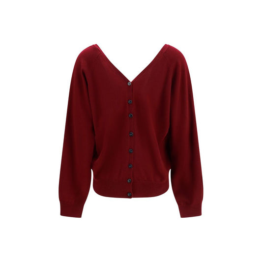 Lisa Yang Bordeaux Cashmere Cardigan