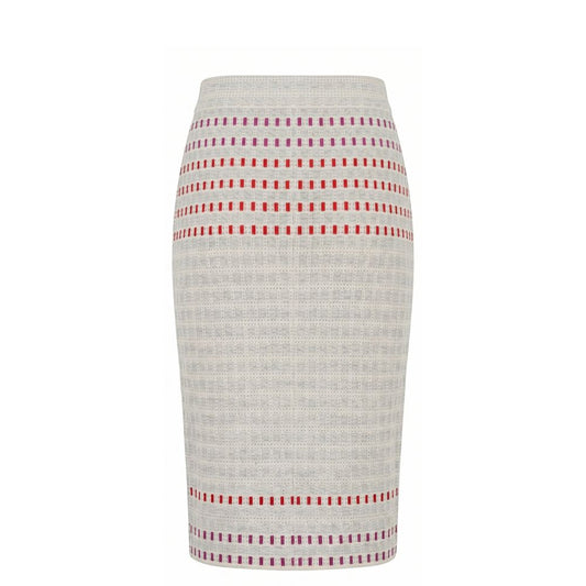 Malo Grey Silk Women Skirt