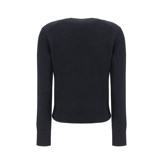 Ami Paris Black Wool Oves Aries Sweatshirt