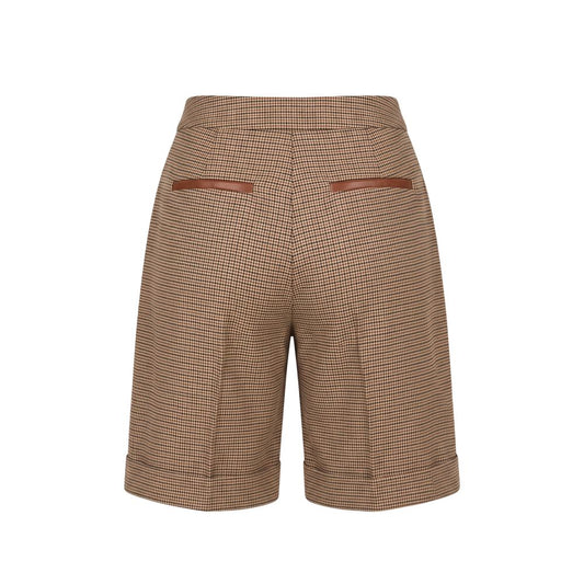 Trussardi Jeans Brown Viscose Women Shorts