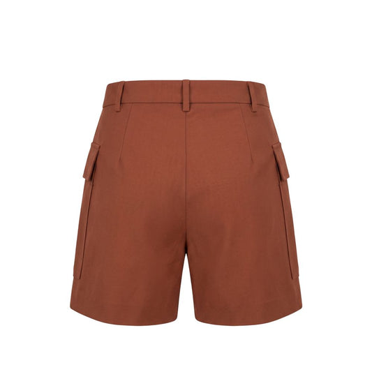 Trussardi Jeans Brown Viscose Women Shorts