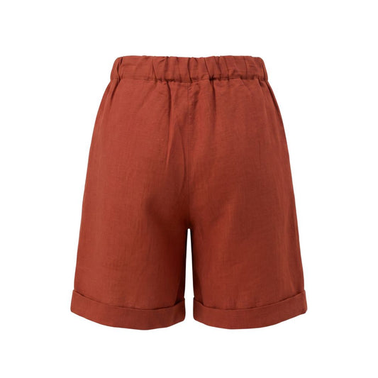 Trussardi Jeans Brown Viscose Women Shorts