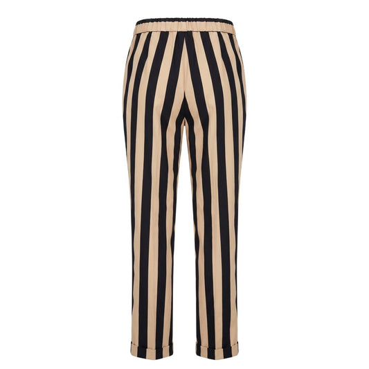 Trussardi Jeans Black Viscose Women Trousers