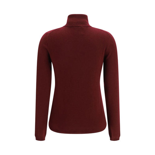 Allude Bordeaux Cashmere Turtleneck