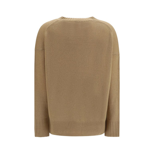 Allude Beige Cashmere Sweatshirt