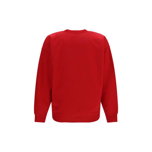 Saint Laurent Red Cotton Sweatshirt