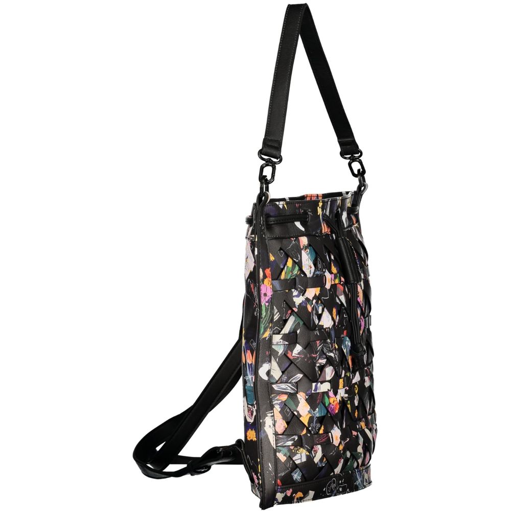 Desigual Black Polyurethane Women's Backpack