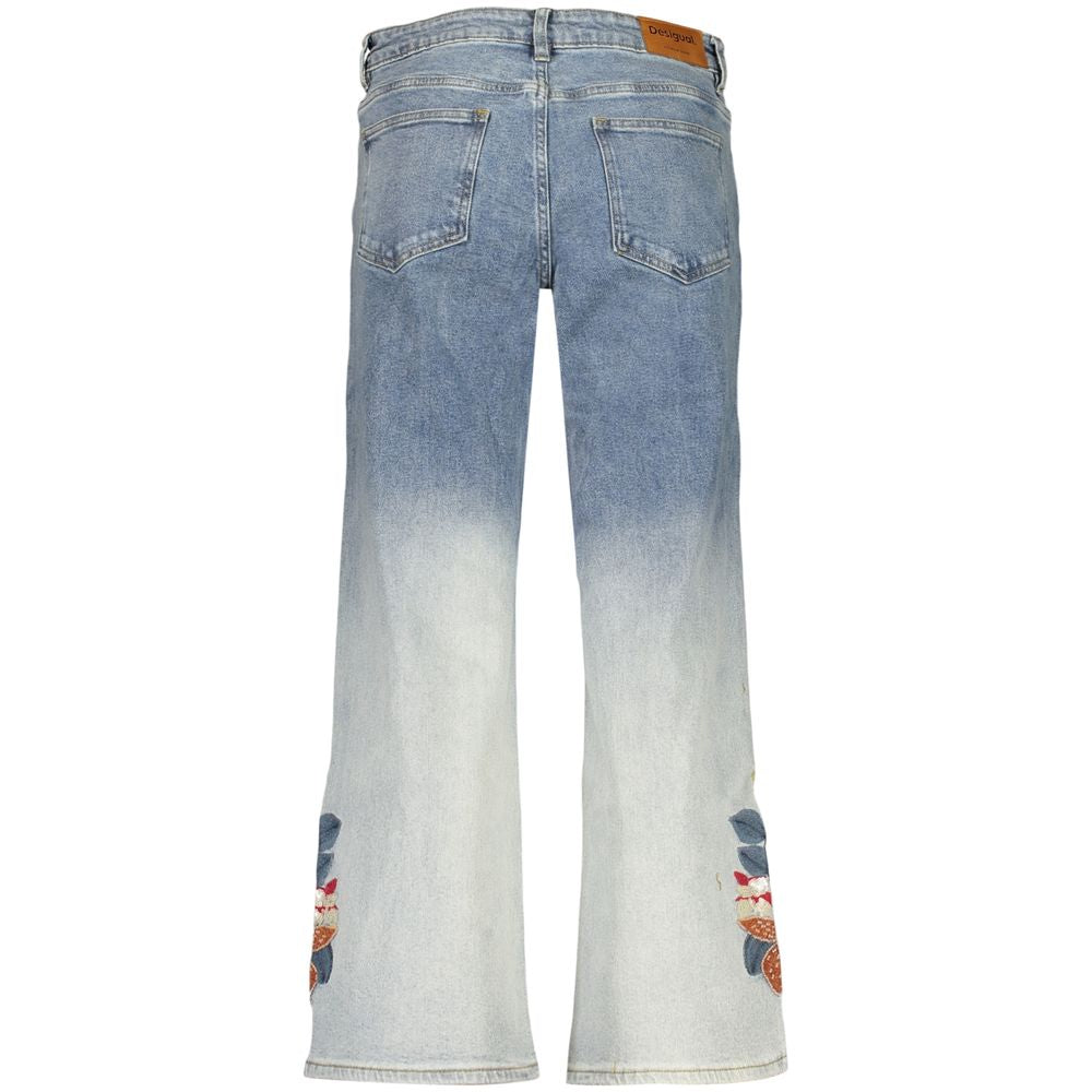 Desigual Azzurro Cotton Women's Jeans