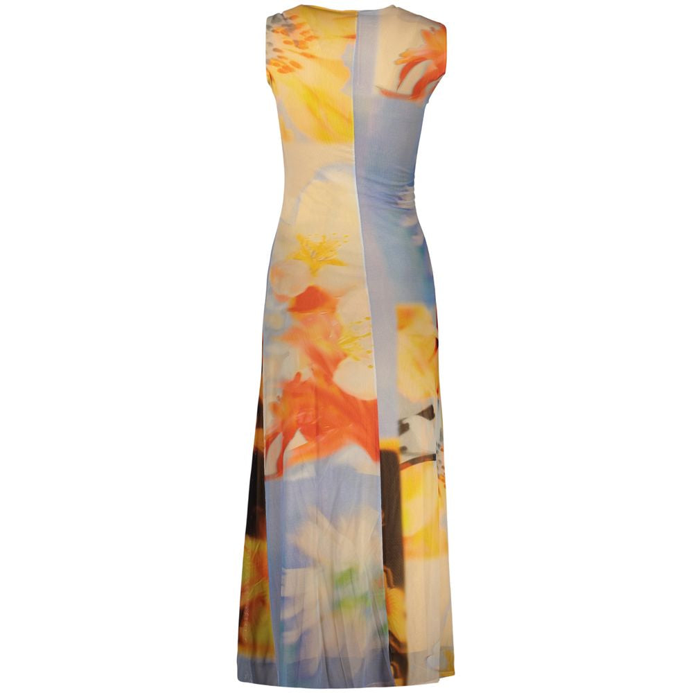 Desigual Blue Elastane Casual Dress