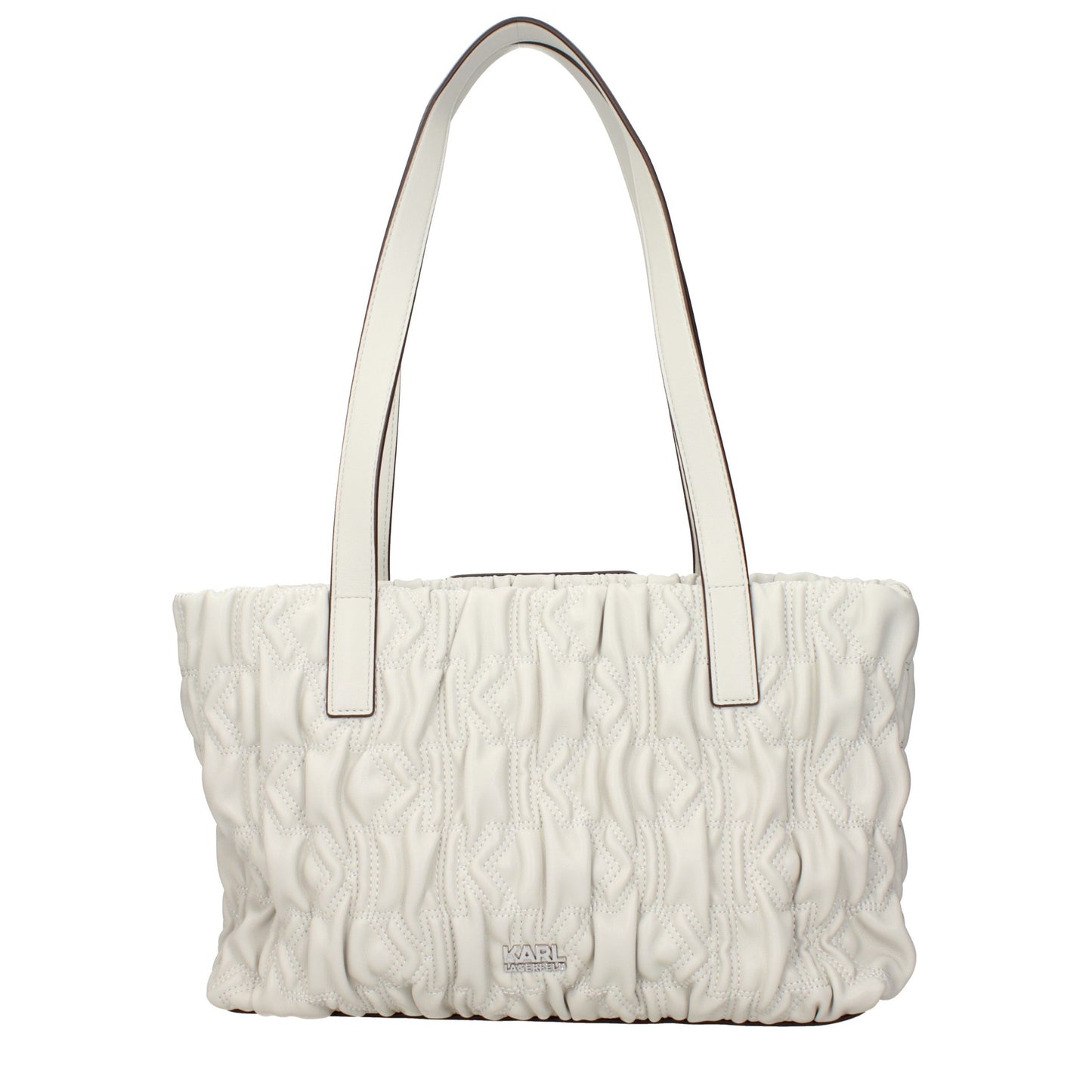 Karl Lagerfeld Gray Polyester Shoulder Bag