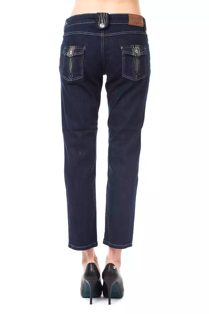Ungaro Fever Blue Cotton Women Jeans