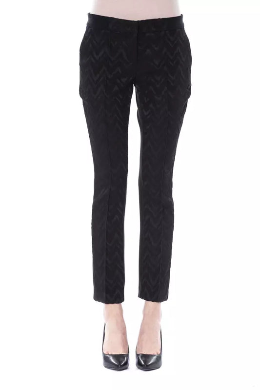 BYBLOS Black Marabou Women's Pants