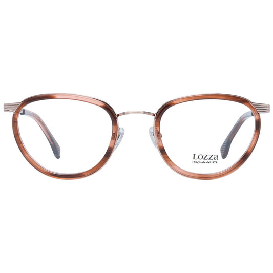 Lozza Brown Metal & Plastic Glasses (Frames)