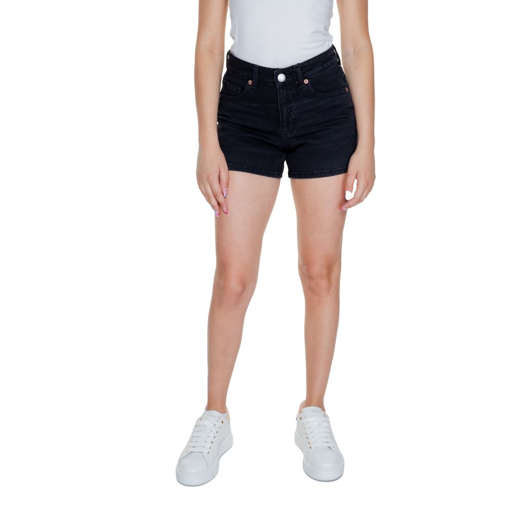 Vero Moda Black Cotton Shorts