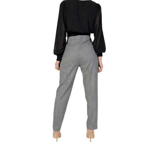 Morgan De Toi Black Polyester Pant