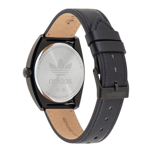 Orologio elegante Adidas in pelle nera