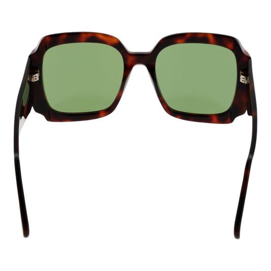 GCDS Brown Plastic Sunglasses