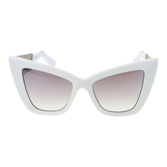 GCDS White Acetate Sunglasses