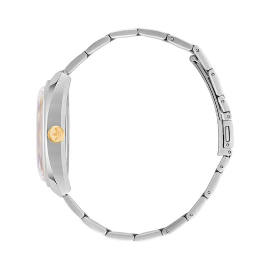 Orologio elegante Adidas in acciaio inossidabile grigio