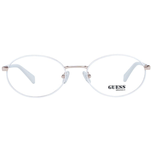 Guess White Metal Glasses (Frames)