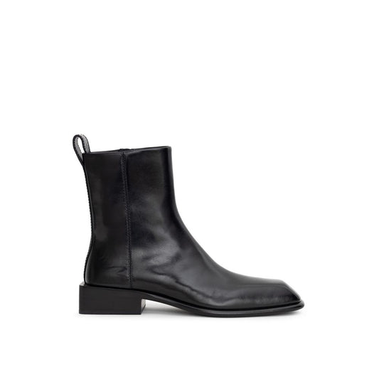Alexander Wang Black Leather Ankle Boots