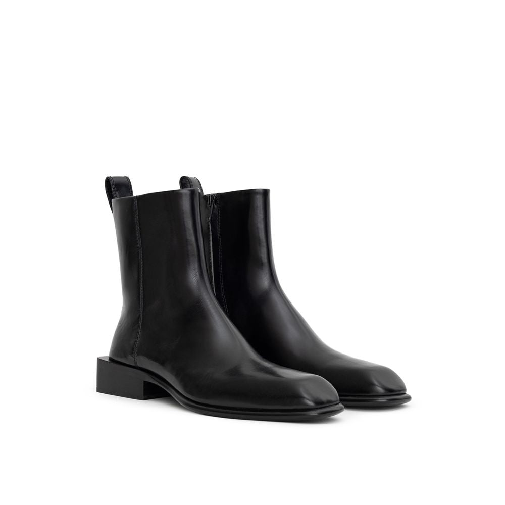 Alexander Wang Black Leather Ankle Boots