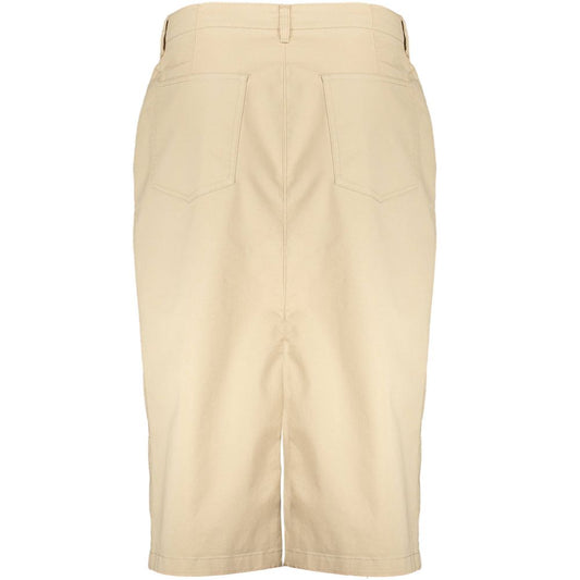 Gant Beige Cotton Women Skirt