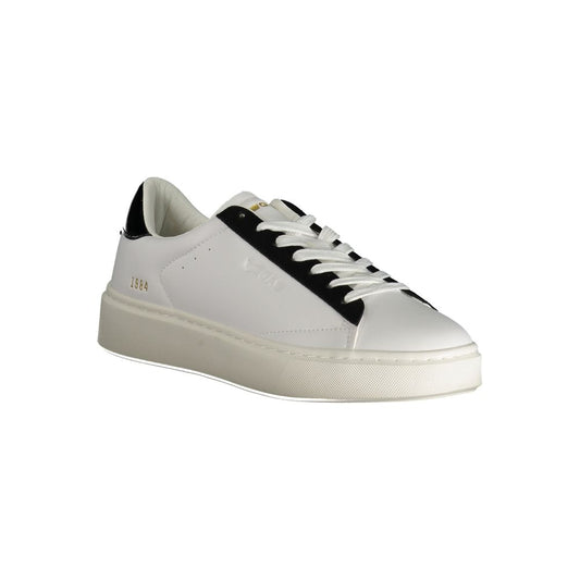Gas White Polyester Women Sneaker