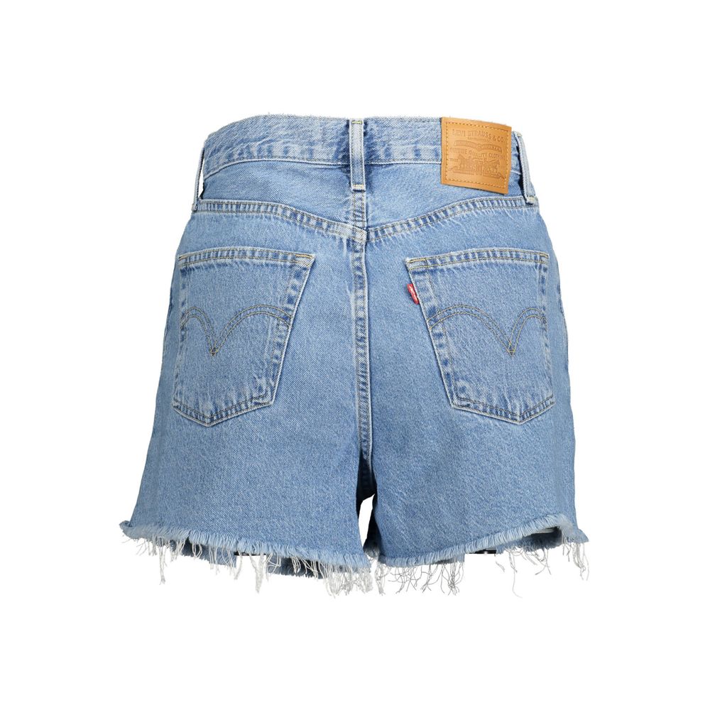 Levi's Blue Cotton Women Shorts