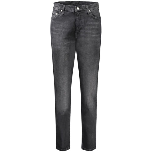 Calvin Klein Black Cotton Women Jeans