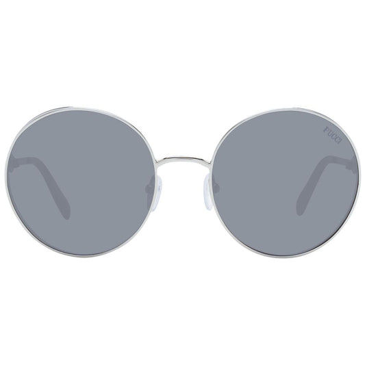 Emilio Pucci Gray Metal Sunglasses