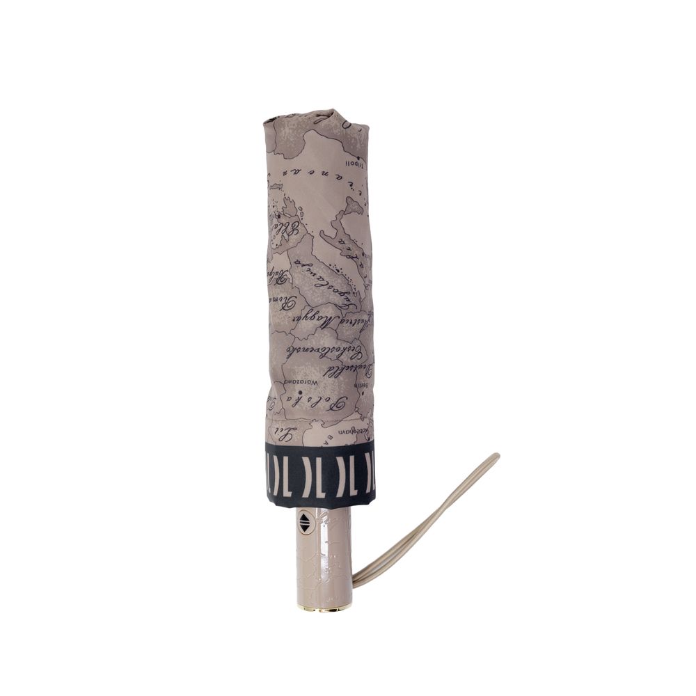 Alviero Martini Prima Classe Beige Nylon Umbrella