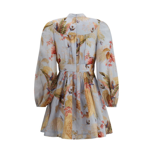 Zimmermann Multicolor Linen Casual Dress