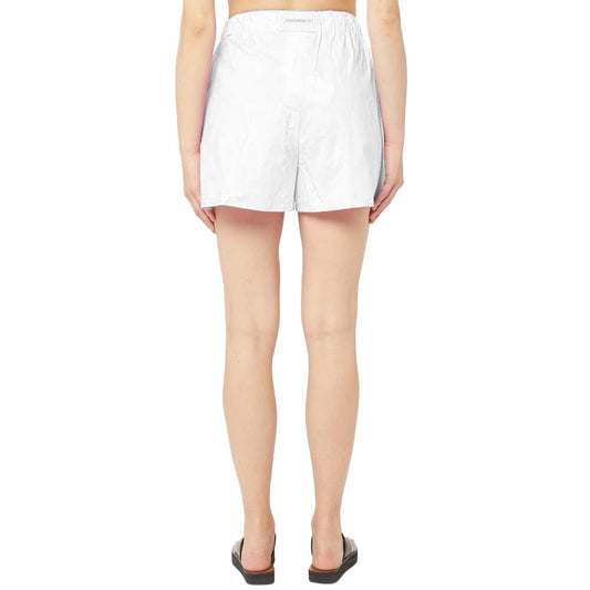 Hinnominate White Cotton Short