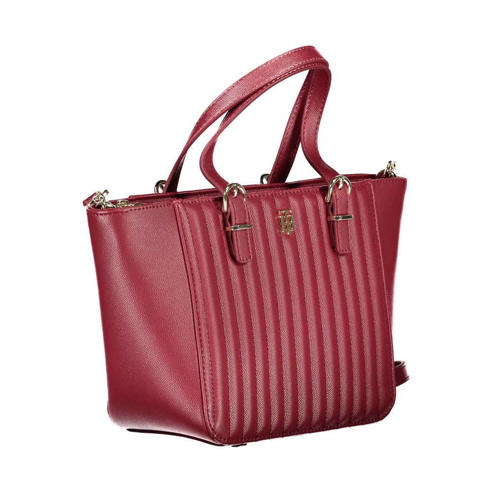 Tommy Hilfiger Red Polyethylene Handbag