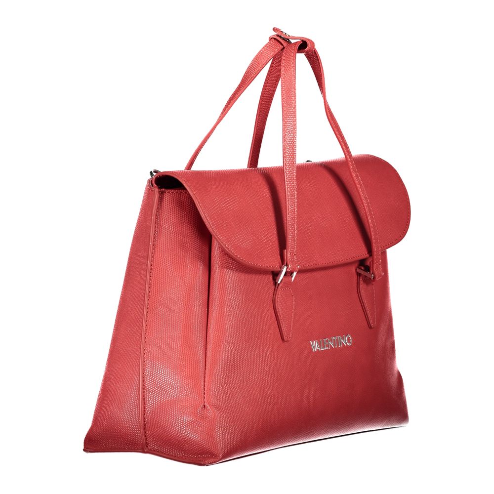 Mario Valentino Red Polyethylene Handbag