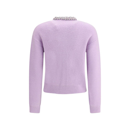 Self-Portrait Jeweled Cardigan