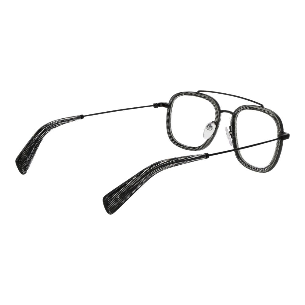 Yohji Yamamoto Gray Acetate Glasses (Frames)