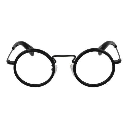 Yohji Yamamoto Black Unisex Glasses Frame