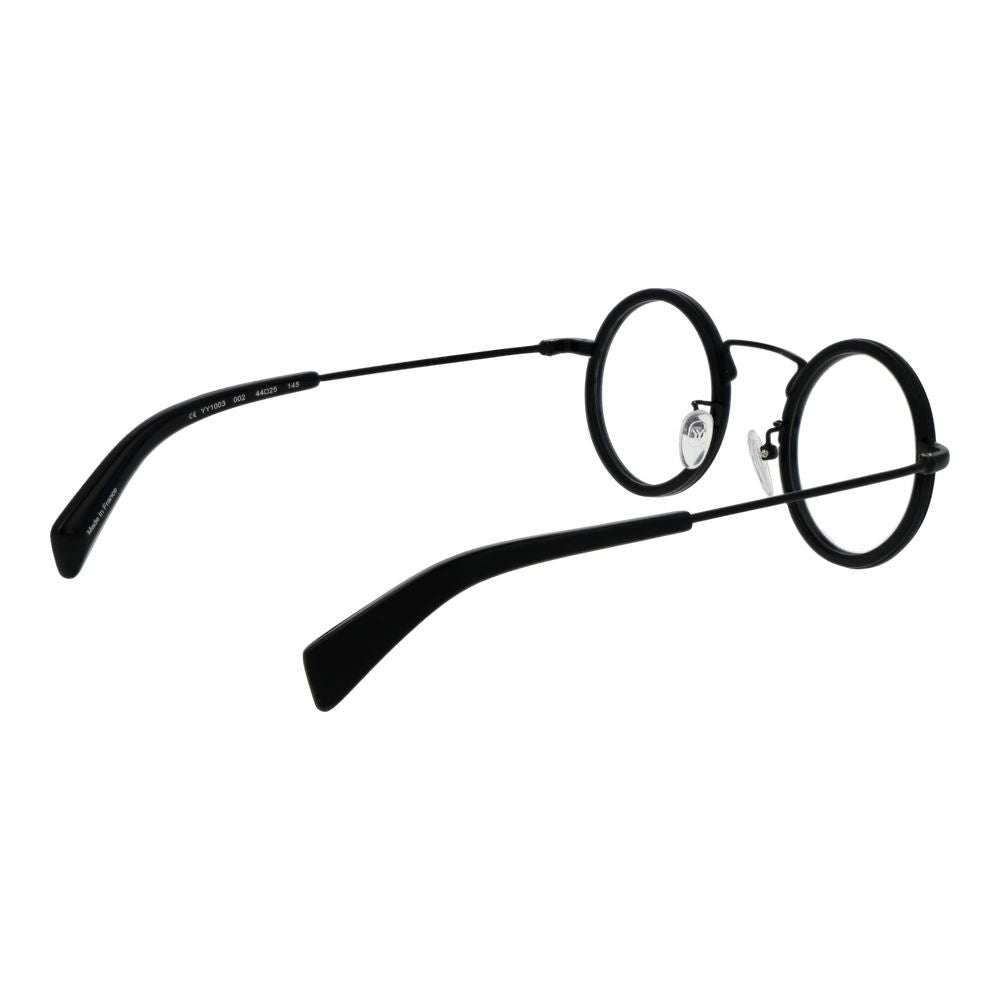Yohji Yamamoto Black Unisex Glasses Frame