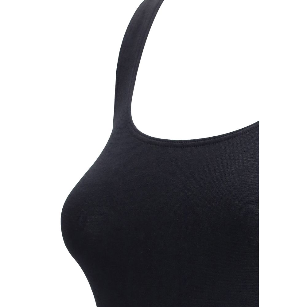 Wolford Black Cotton Top