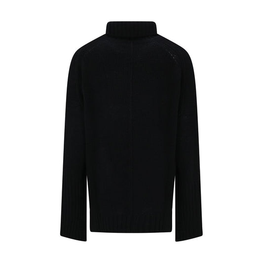 Zadig & Voltaire Black Merino Wool Sweatshirt